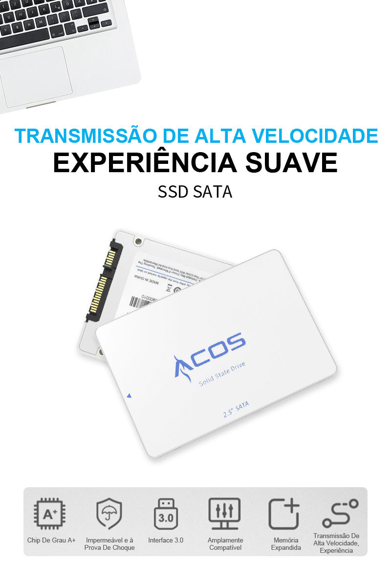 HD SSD para computadores desktop e notebook.